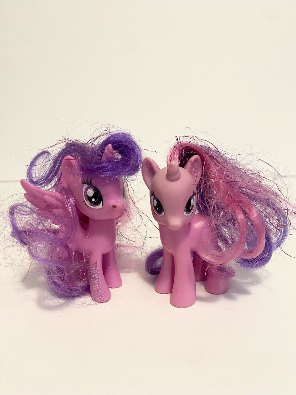 My Little Pony MLP G4 Brushable Tinsel Hair Twilight Sparkle Purple Horse Toy